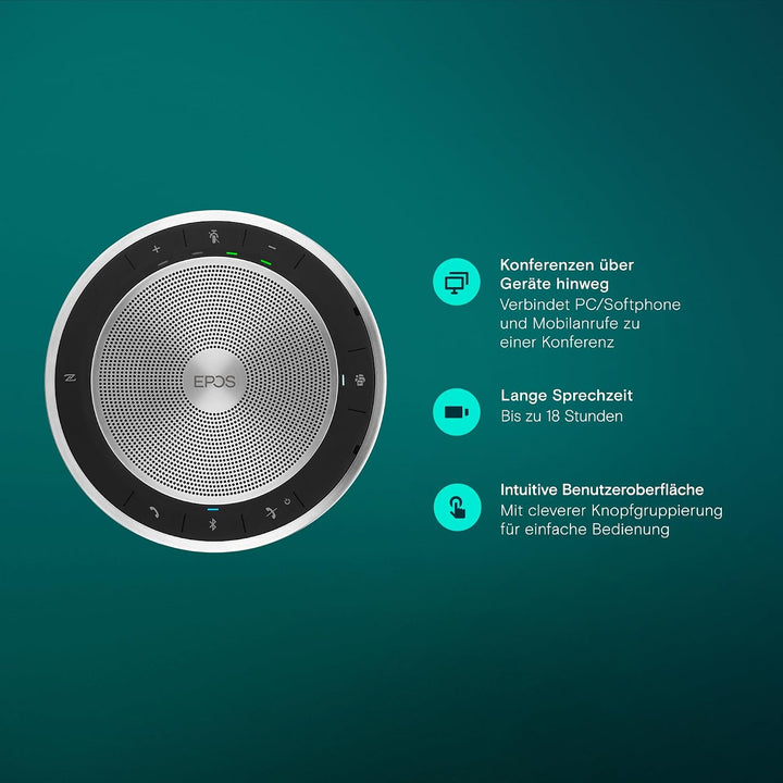 Sennheiser Epos SP 30T Bluetooth-Speakerphone Single, Single