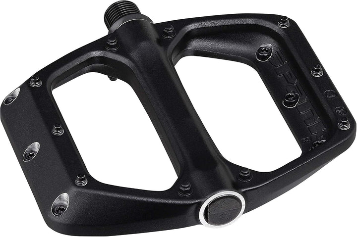 Spank Spoon Dc Flache Pedale für Mountainbike/E-Bike/Cycle 100x105mm Schwarz, 100x105mm Schwarz