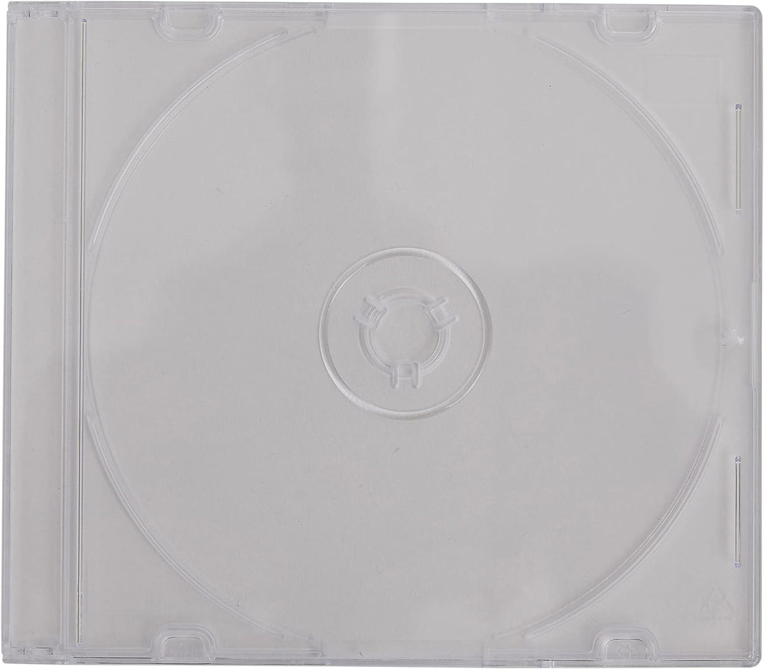 Dragon Trading® CD- / DVD-Hüllen für 1 CD / DVD, 5,2 mm, transparent, 50 Stück