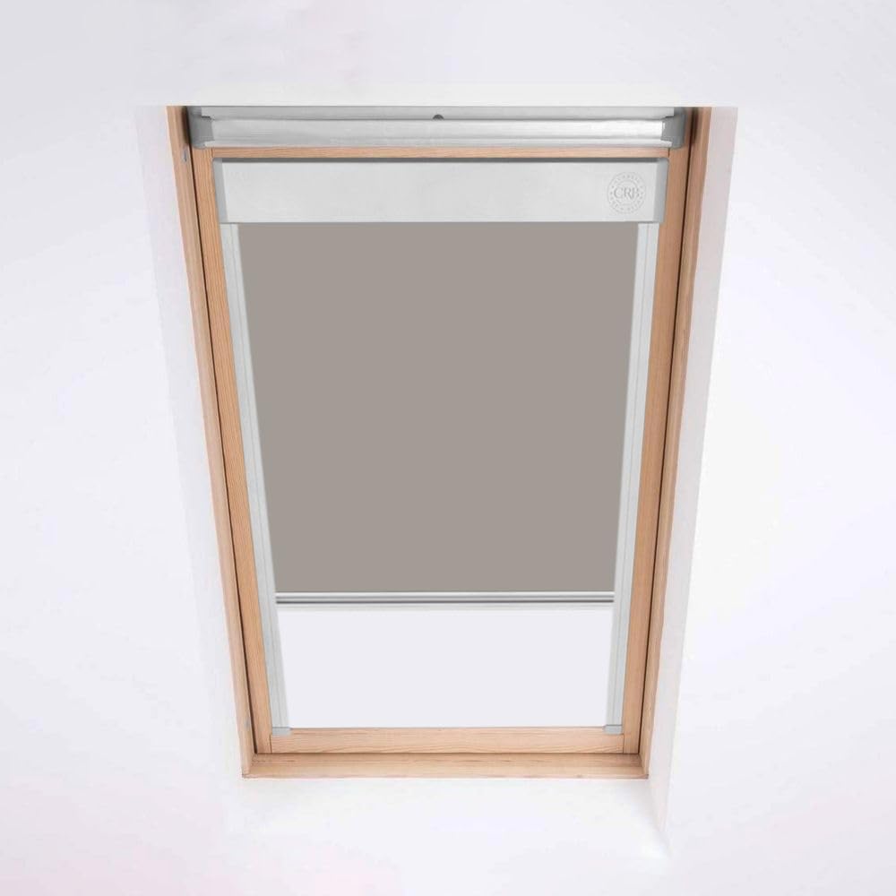 Classic Roof Blinds für Dakstra und Rooflite Dachfenster, Verdunkelungsrollo, Hellgrau (M6A), M6A