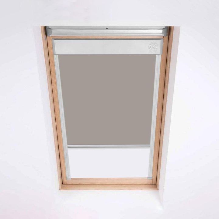 Classic Roof Blinds für Dakstra und Rooflite Dachfenster, Verdunkelungsrollo, Hellgrau (M6A), M6A