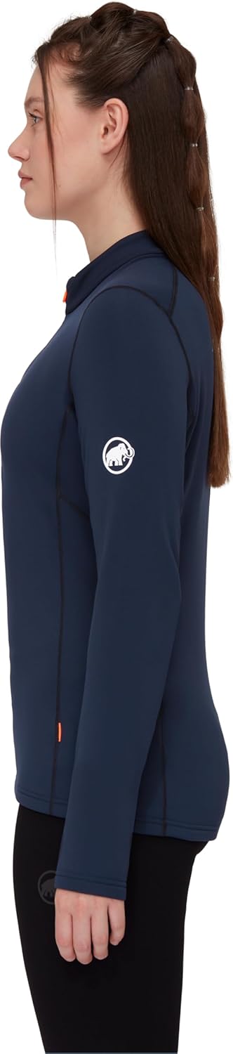 Mammut Aenergy ML Pullover mit halbem Reissverschluss Damen, Marine-black