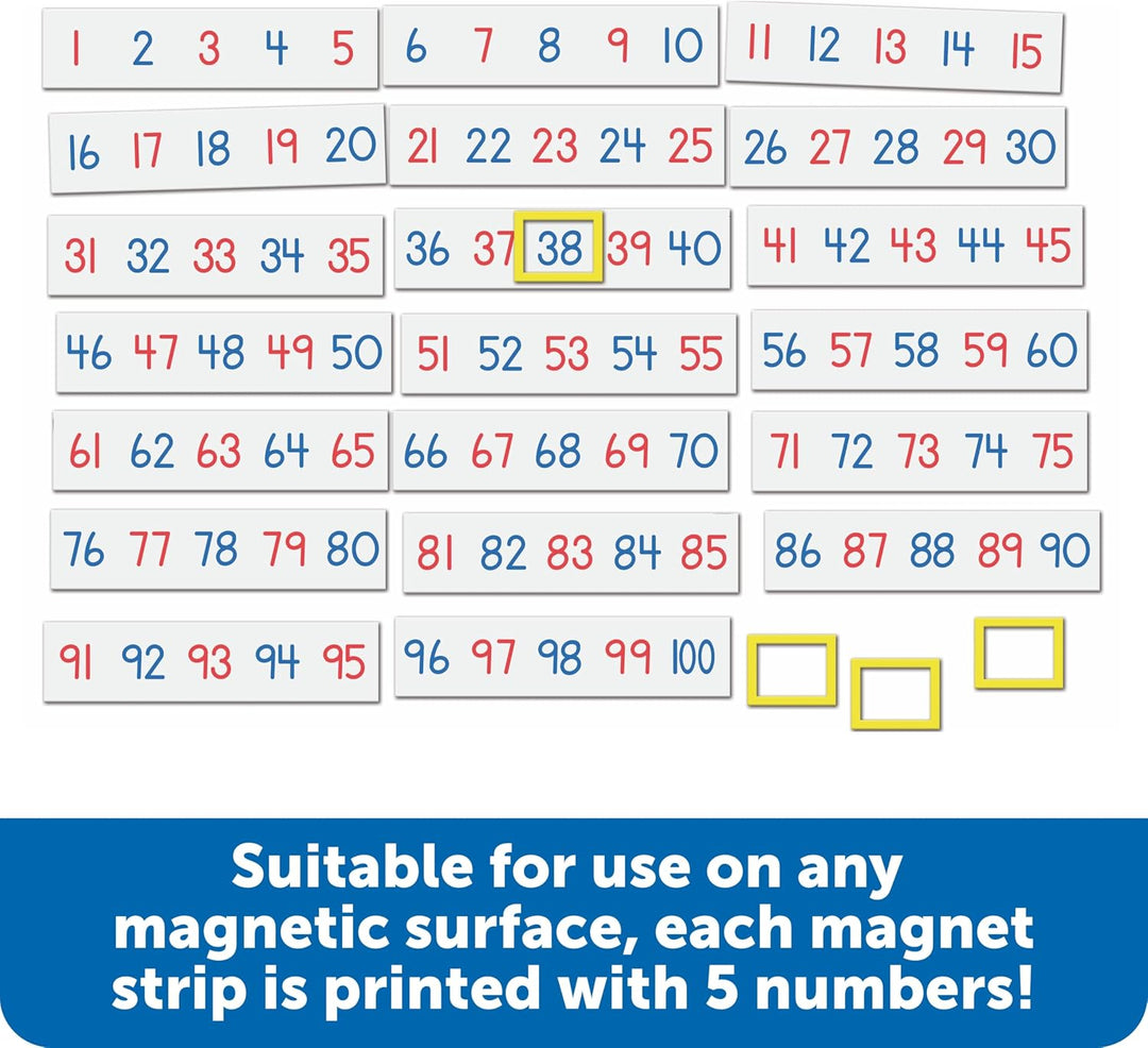 Learning Resources LER5194 MAGNETIC NUMBER LINE