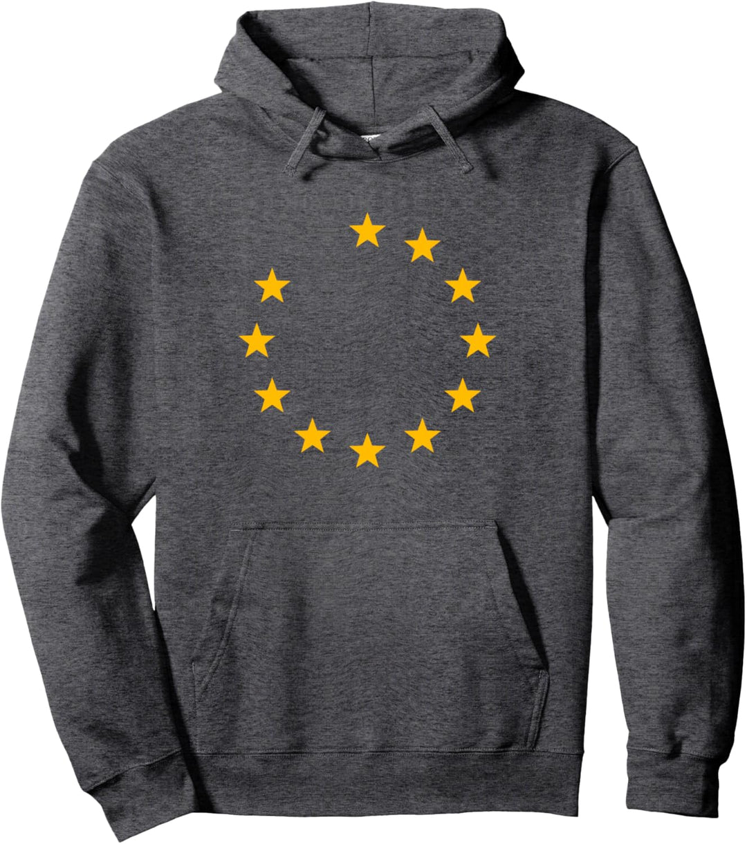 Europa Fahne Symbol EU Sterne Europäische Union Logo Kranz Pullover Hoodie