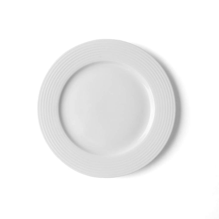 Holst Porzellan PAR 020 Porzellan Teller flach 20 cm Reliefform Paris, 6 Einheiten Teller klein 20 c