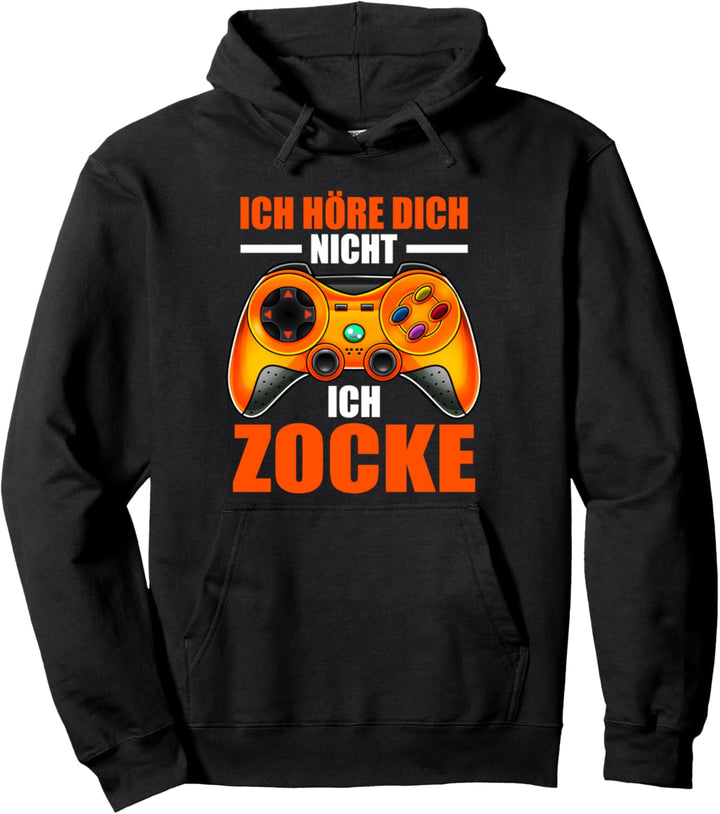 Ich höre dich nicht ich zocke gaming Pullover Hoodie