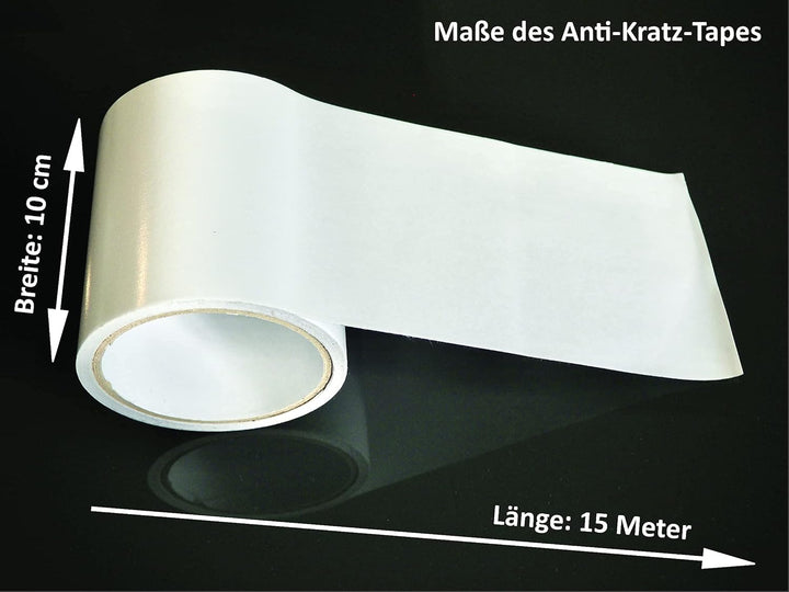 Katzen Anti Kratz Tape 15m(10cm x 15m), Kratzschutz Trainingsklebeband Möbelschutz Katzenerziehung Ü