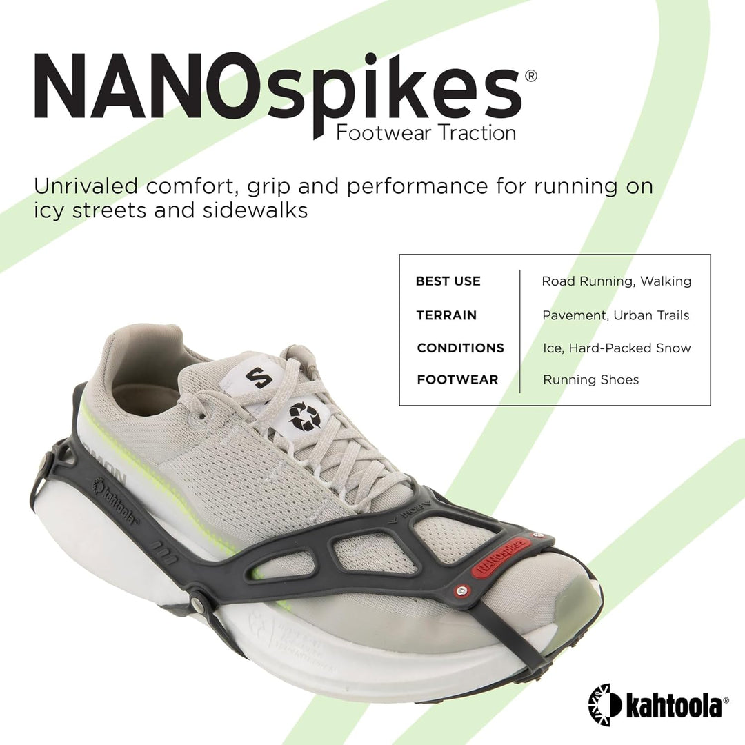 Kahtoola - Kahtoola NANOspikes für Unisex Charcoal/Red XS, Charcoal/Red XS