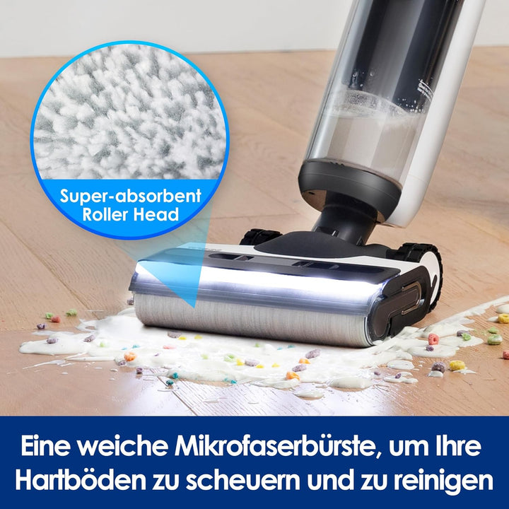 Tineco Ersatz HEPA Montage- und Bürstenrollenset für Nass Trockensauger, kabellosen Multifunktionsre