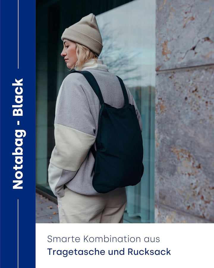 Notabag Unisex Original Gepäck-Handgepäck Einheitsgrösse Schwarz, Einheitsgrösse Schwarz