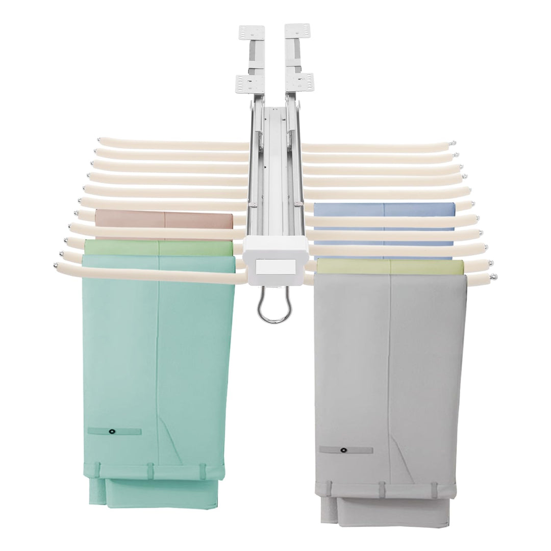 Doppelreihiger Hosenhalter 46cm Auszug Kleiderschrank Organizer