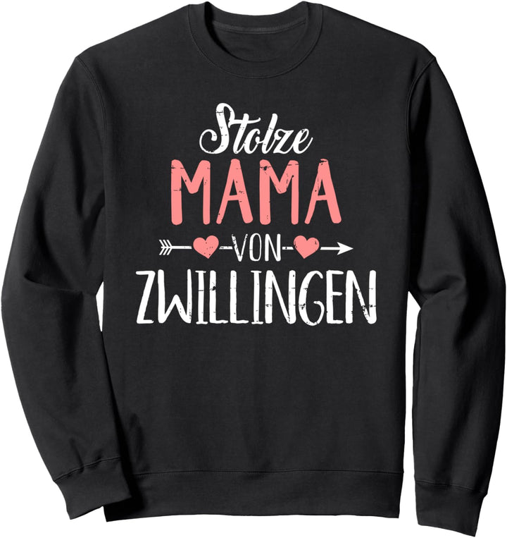 Stolze Mama von Zwillingen Sweatshirt