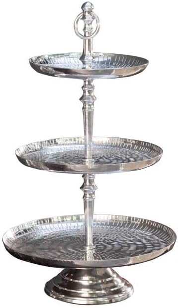 Etagere ORIENT - 50cm - silber - Metall-Aluminium-Legierung Unikat, 50cm