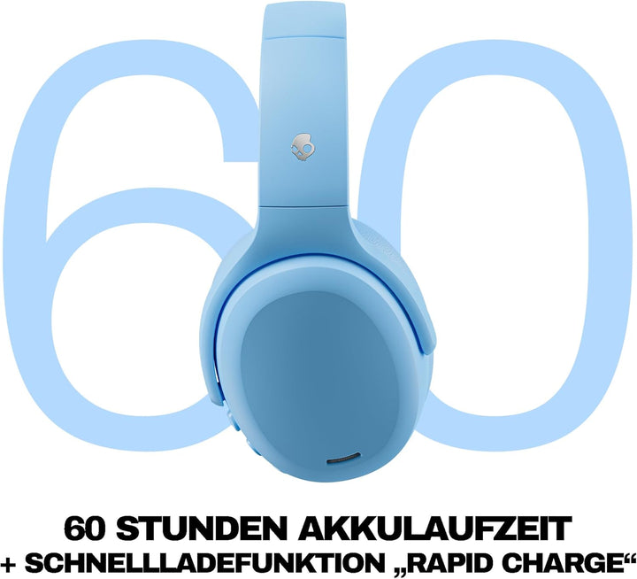 Skullcandy Crusher ANC 2 Wireless Bluetooth Over-Ear-Kopfhörer, Multisensorischem Bass, Active Noise
