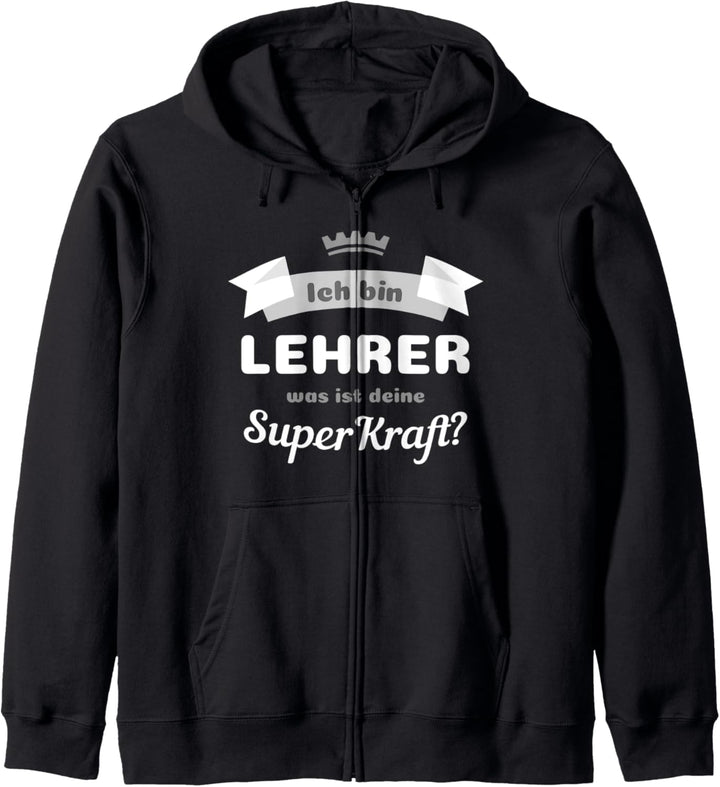 Lustiger Spruch für Lehrer. Ich bin Lehrer Kapuzenjacke