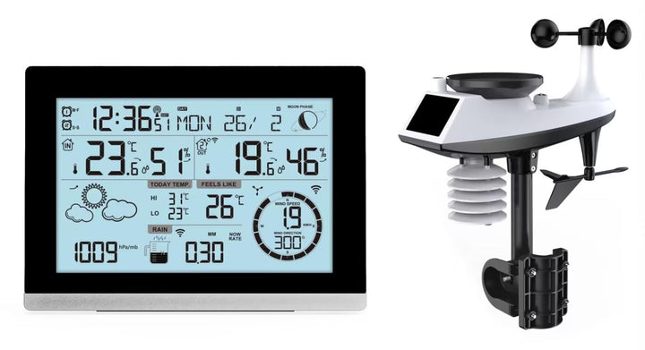 techno line WS 1750 Funk Wetterstation mit Multisensor und Regenmesser