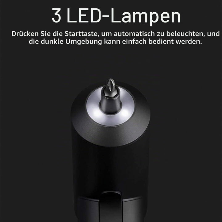 Original Xiaomi Mijia Schraubendreher Set Akkuschrauber Patent Akku 2000mAh Akku 5N.M Drehmoment 12P