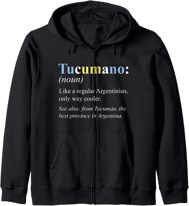 Argentinien Tucuman Geschenk Englisch Version - Tucumano Kapuzenjacke