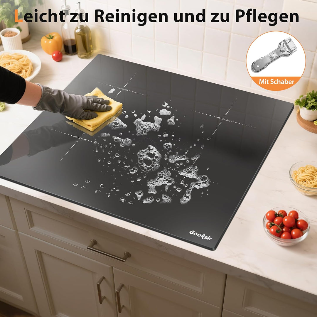 Induktionskochfeld 4 Platten, Kochfeld Einbau 60CM, 7200W 60 Cm Touch 60CM, 60 Cm Touch 60CM