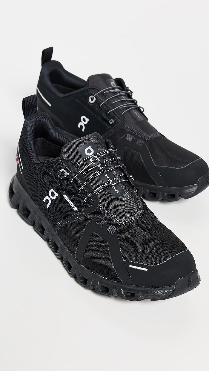 On Cloud 6 Herren-Sneaker, Schwarz/Schwarz, 10.5