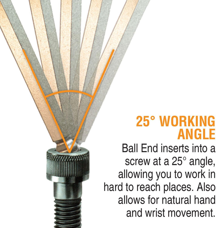 Bondhus 17095 Balldriver L-Wrenches, WS: 1.27-10.0mm WS: 1.27 - 10.0mm, WS: 1.27 - 10.0mm