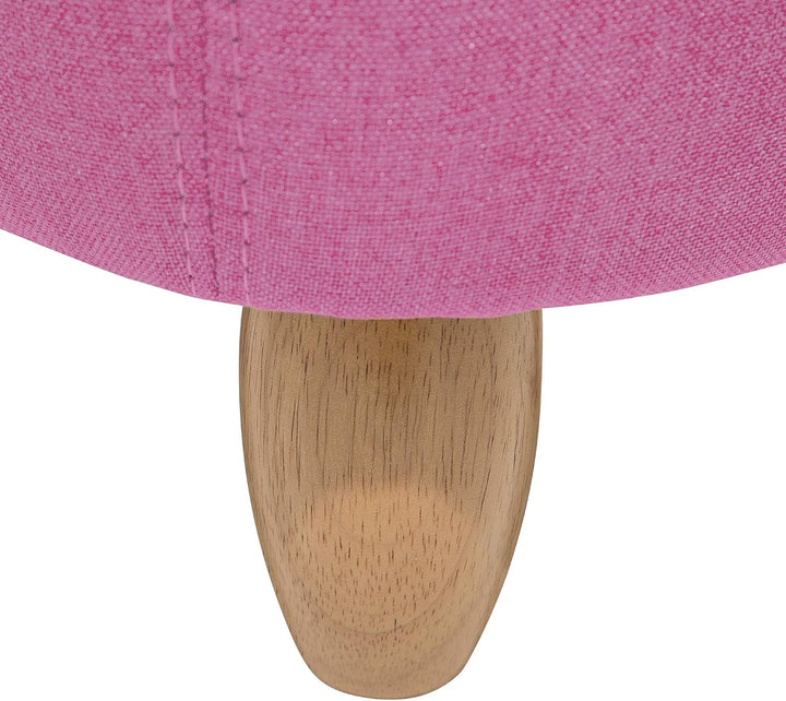 Beliani Verspielter Schweinchen-Hocker in Rosa Tierhocker für Kinder Piggy