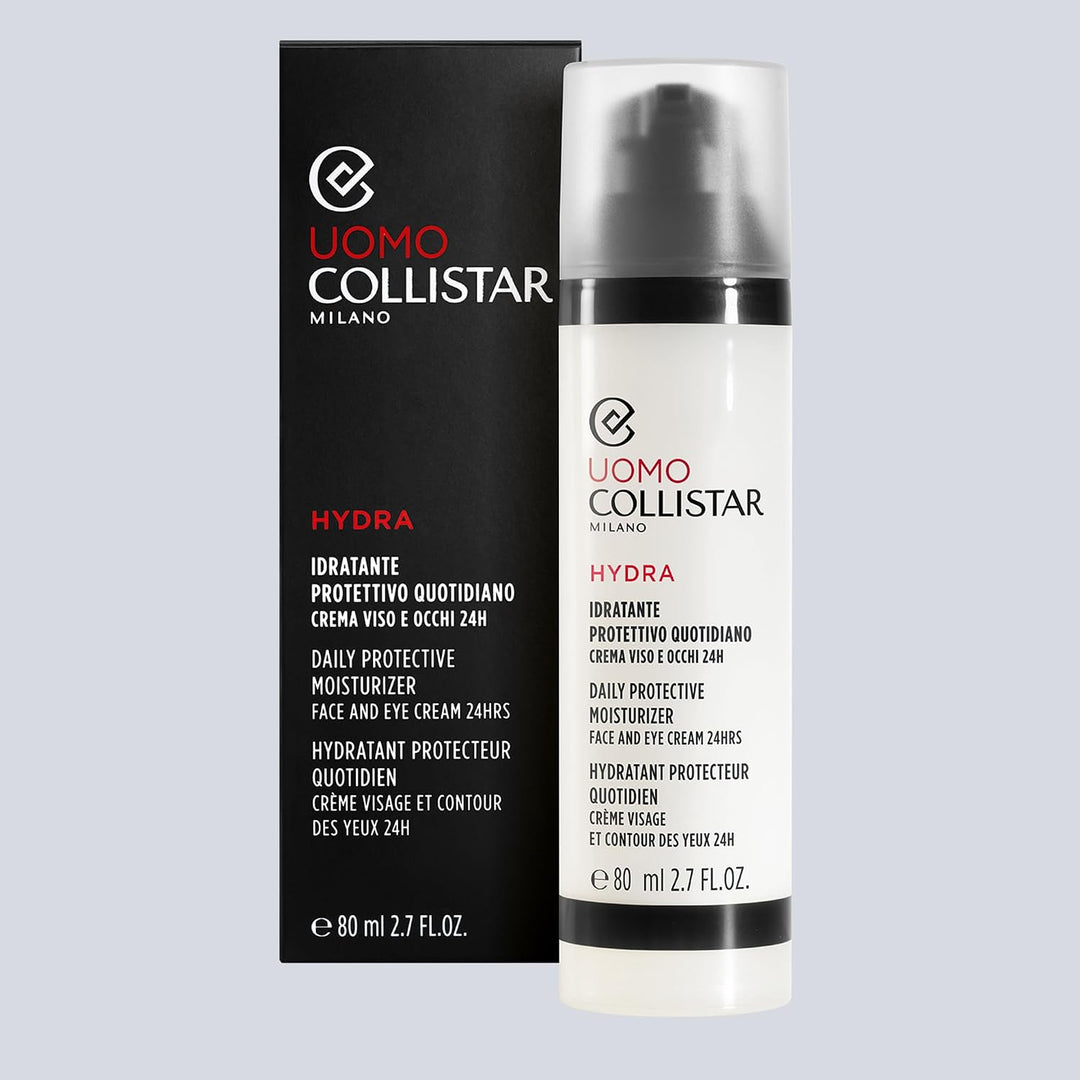 Collistar Hydra tägliche, schützende Männer-Feuchtigkeitspflege für Gesicht und Augen, spendet sofor