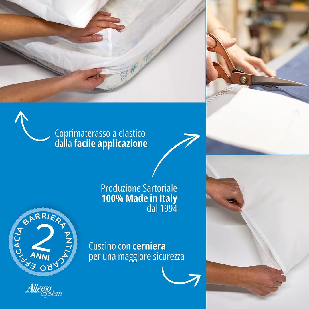 Allergosystem Cloud Travel Sets, Polyester, Keine Angabe, 90x200x20cm, 90x200x20cm