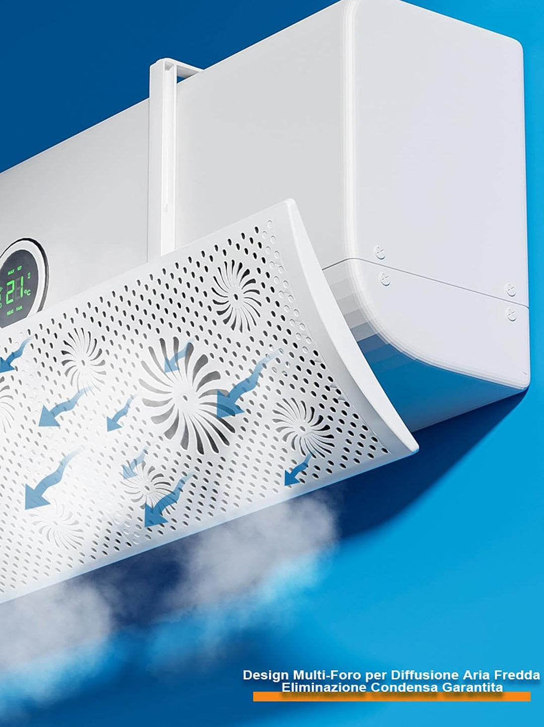 Klimaanlage Windabweiser Universal – Luftlenker für mobile Klimageräte bis 15 kg, 2 Luftmodi (Sommer