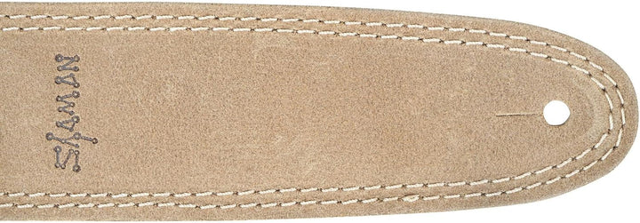 Shaman Standard 02 (Gitarrengurt aus Echtleder, Made in EU, extra lang einstellbar) hellbraun