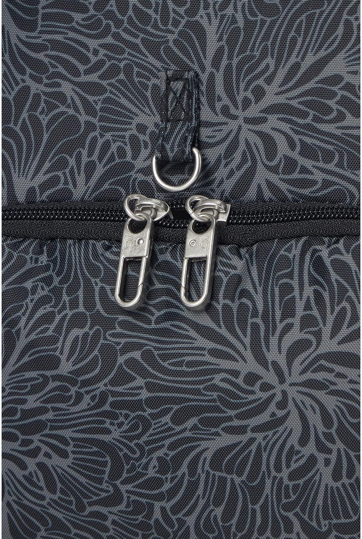 Baggallini Damen Securtex Anti-Diebstahl-Urlaubsrucksack Einheitsgrösse Midnight Blossom, Einheitsgr