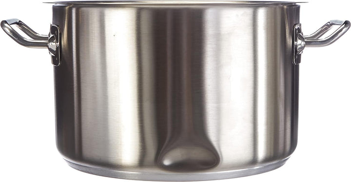 Agnelli Casserole haute en acier inoxydable 18/10 pour feux à induction 24 cm, 24 cm