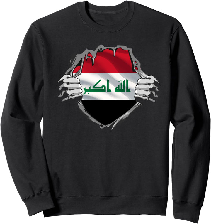 Witzige Irak Flagge Land Asien Sweatshirt