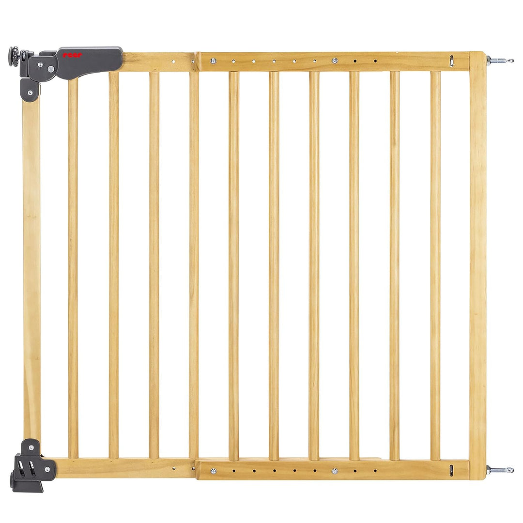 Reer 46221 Klemm- und Schraubgitter Basic, Holz, holzfarben Zum Klemmen und