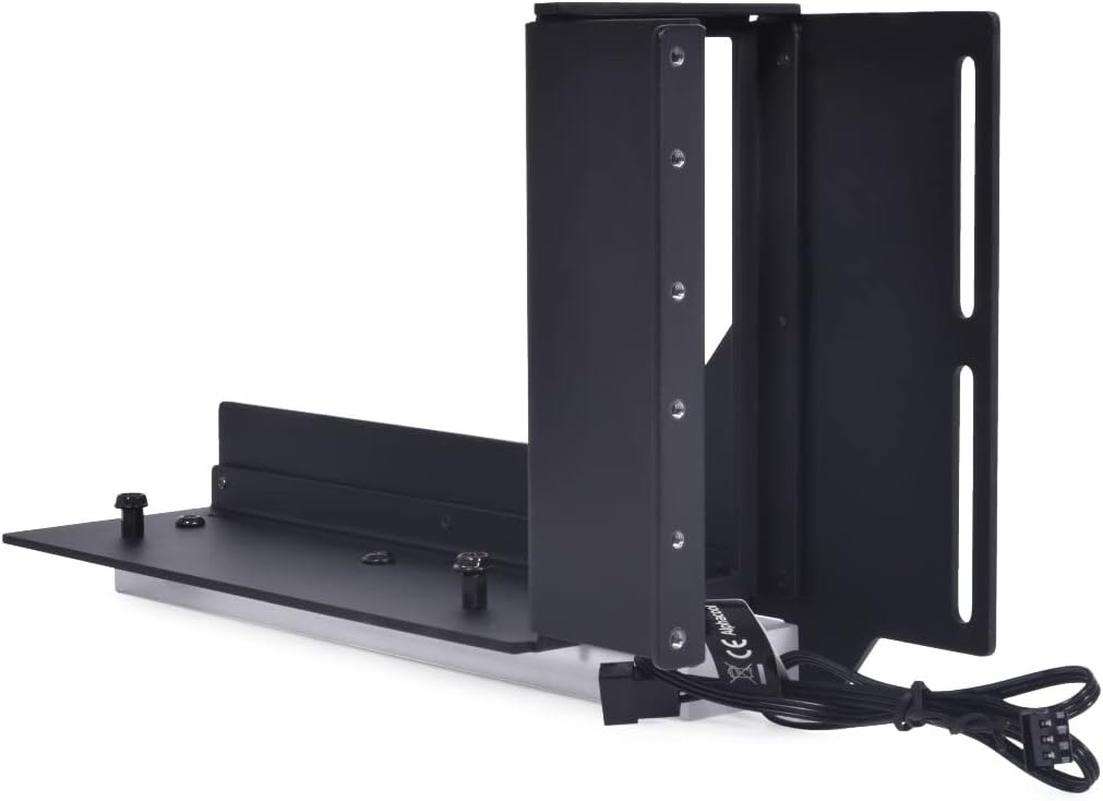 Alphacool 11951 Aurora Vertikale GPU Halterung mit Riser Kabel VGA Halter Grafikkarte