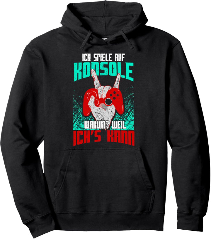 Gamer Gamerin Zocker Zocken Konsole Video Spiele Geschenk Pullover Hoodie