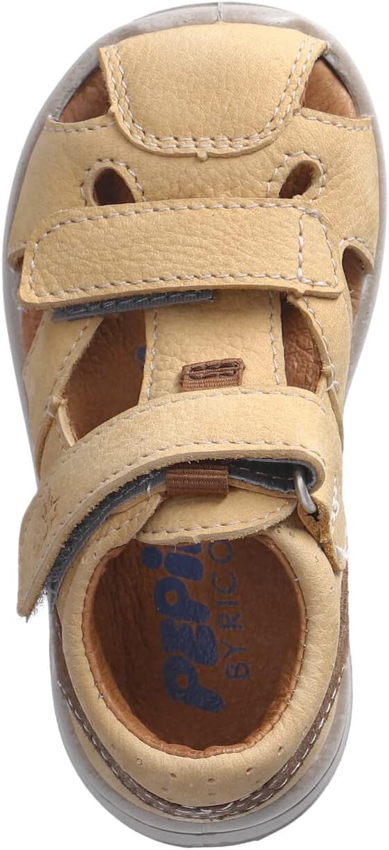 RICOSTA Mädchen und Jungen Kletthalbschuhe KASPI, Kinder Lauflernschuhe, Weite: Mittel, terracare 21