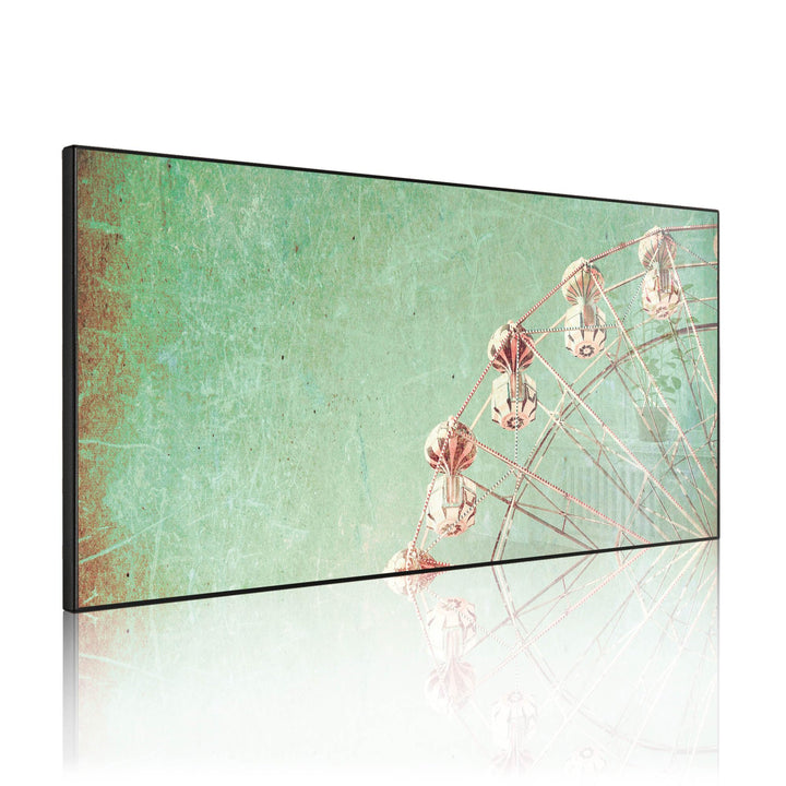 banjado Magnettafel schwarz 78 x 37cm / Magnetwand Metall/Magnetpinnwand als Memoboard/Pinnwand Magn