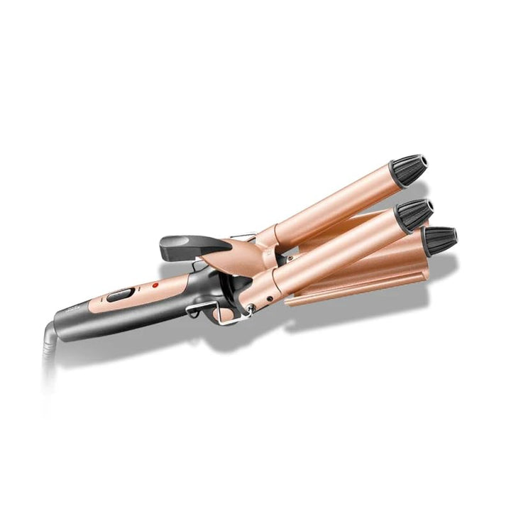 OBA Professioneller Lockenstab, Titan-Keramik, 33 cm, schnelles Aufheizen 30 Sekunden, faltbares Des