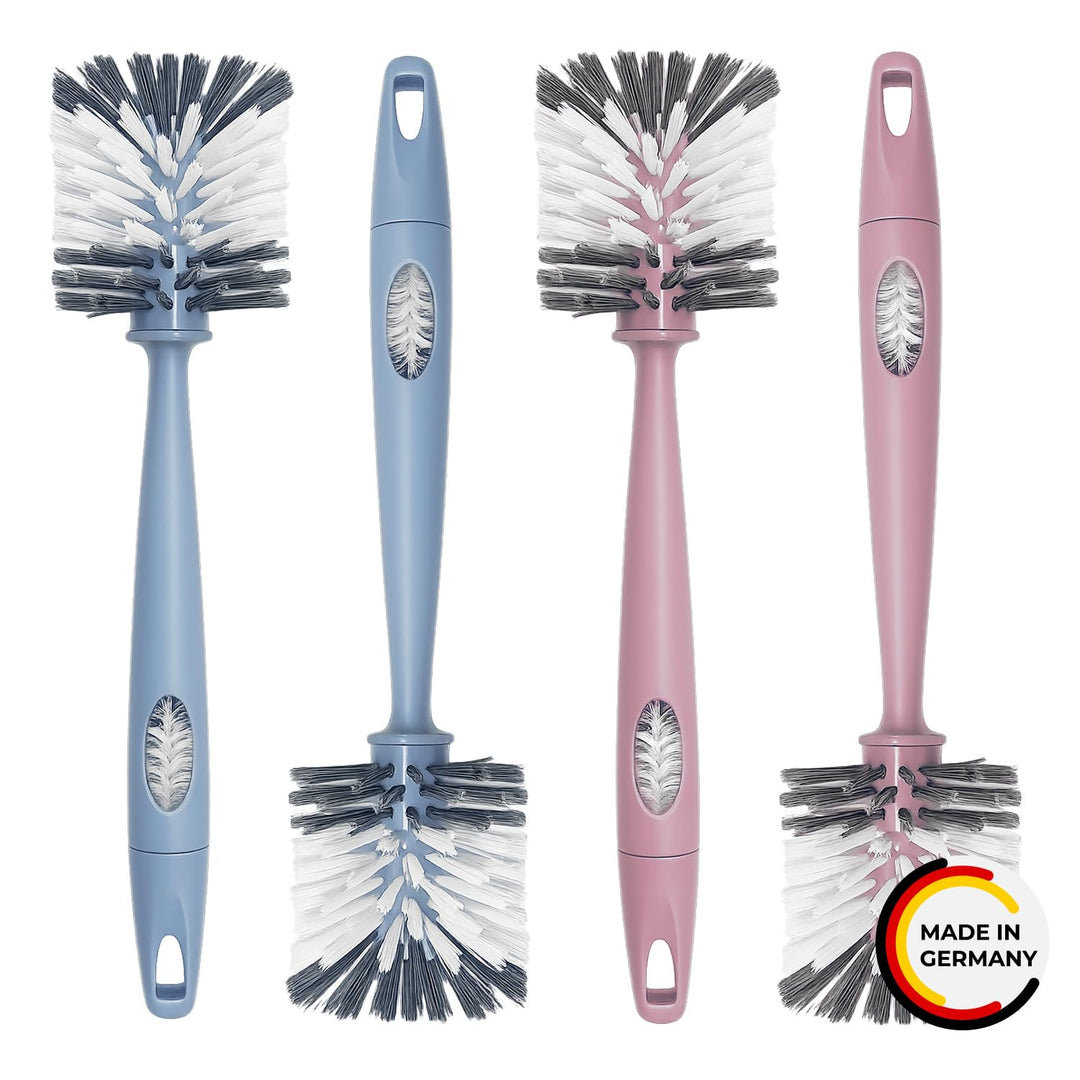 Rival Spülbürsten 4er Set mit integrierter Bürste für Mixmesser - 2 in 1 Reinigungsbürste für Thermo