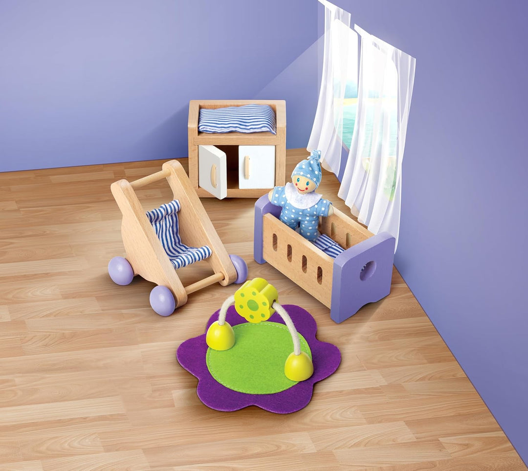 Hape E3459 - Babyzimmer, Klein, Babyzimmer