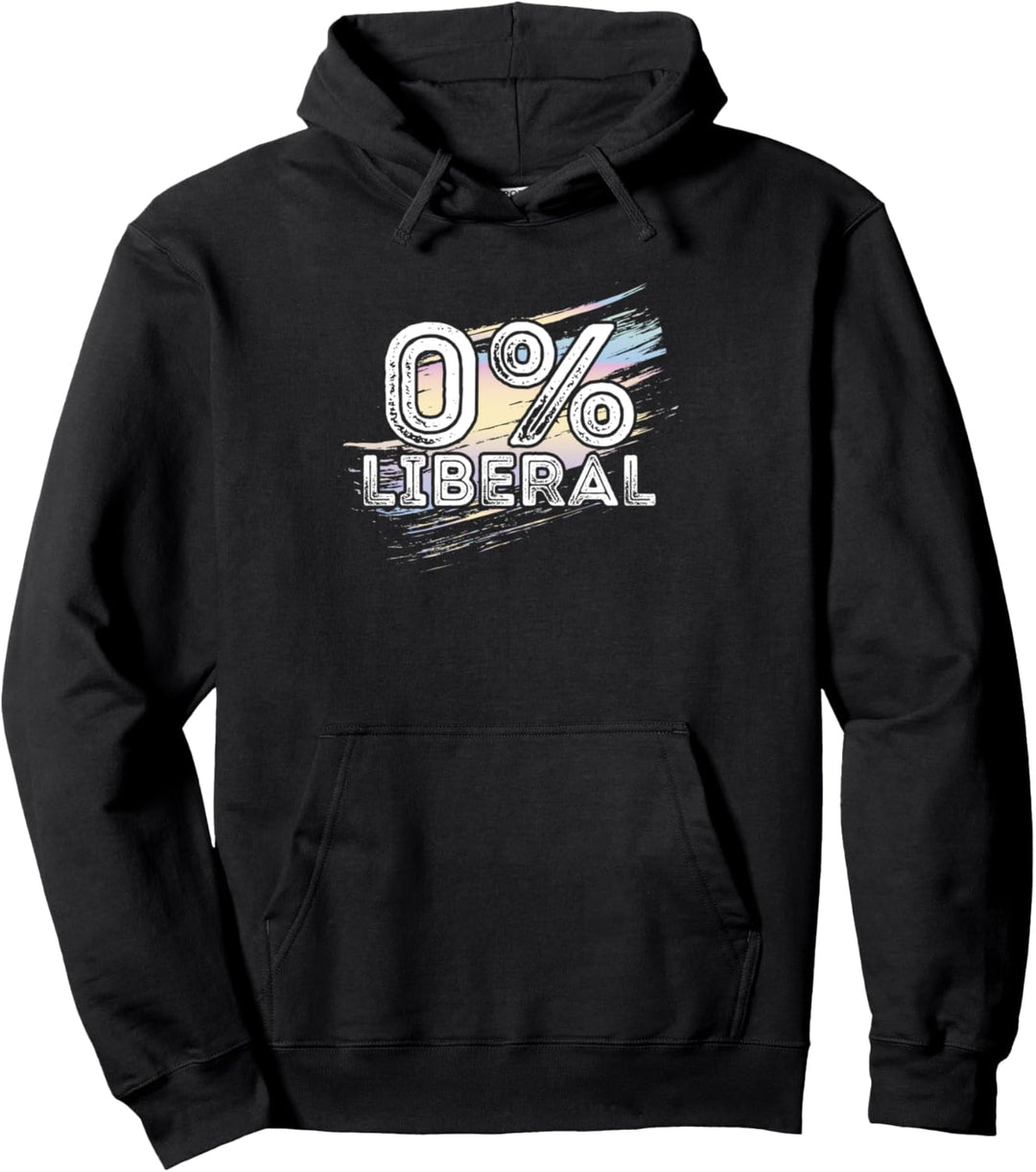 Null Prozent Liberal Konservative Geschenk Pullover Hoodie