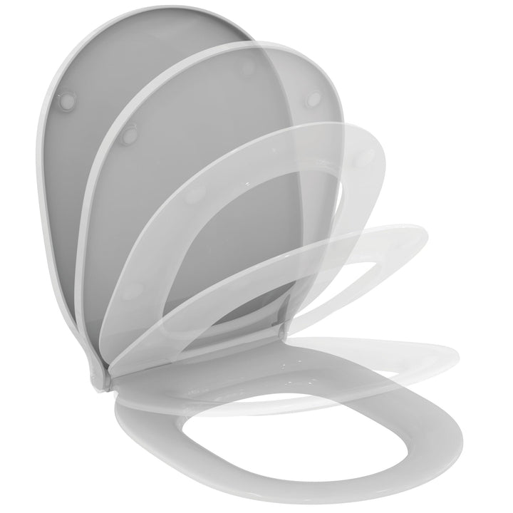 Ideal Standard E036801 WC-Sitz Wrapover mit Softclosing Weiss, Wrapover mit Softclosing Weiss