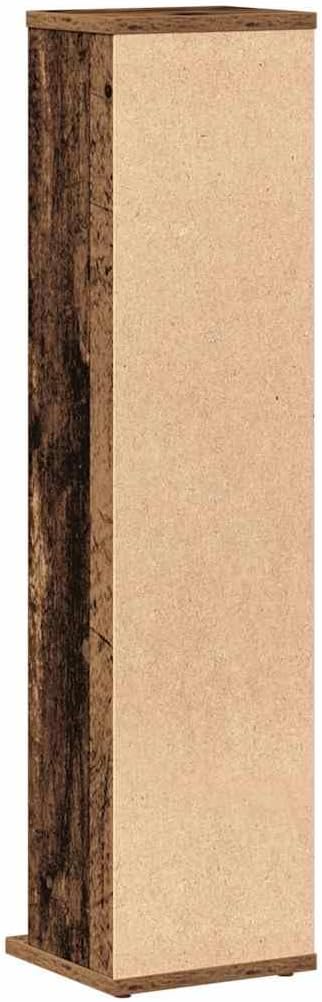 vidaXL CD-Regal Altholz-Optik 21x20x88 cm Holzwerkstoff