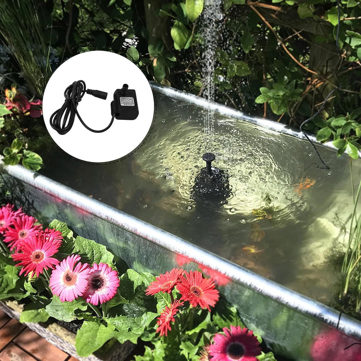 Leise Kleine Tauchpumpe für Springbrunnen Dc 4.5v-12v 3w