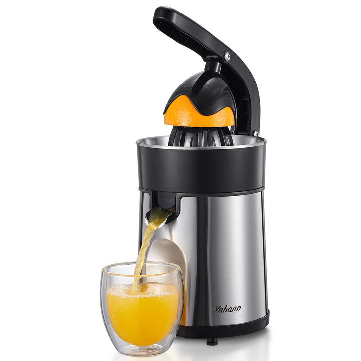 Yabano Zitruspresse Elektrisch 85W Edelstahl Orangensaftpresse