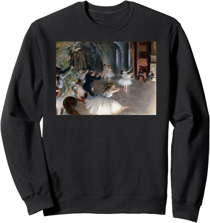 Degas Probe auf der Bühne Moderne Kunst Malerei Sweatshirt
