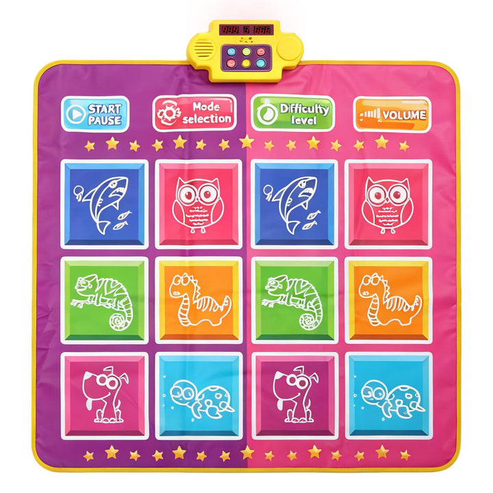 EagleStone Kinder-Tanzmatte mit 5 Spielmodi, Bluetooth, Musik und LED