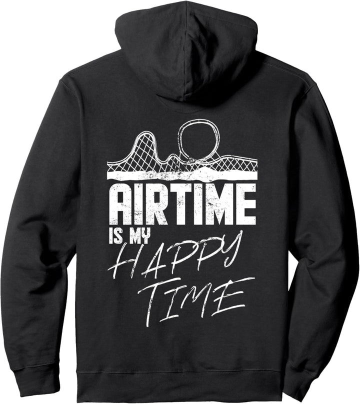 Airtime is my happy time Lustiges Freizeitpark Achterbahn Pullover Hoodie