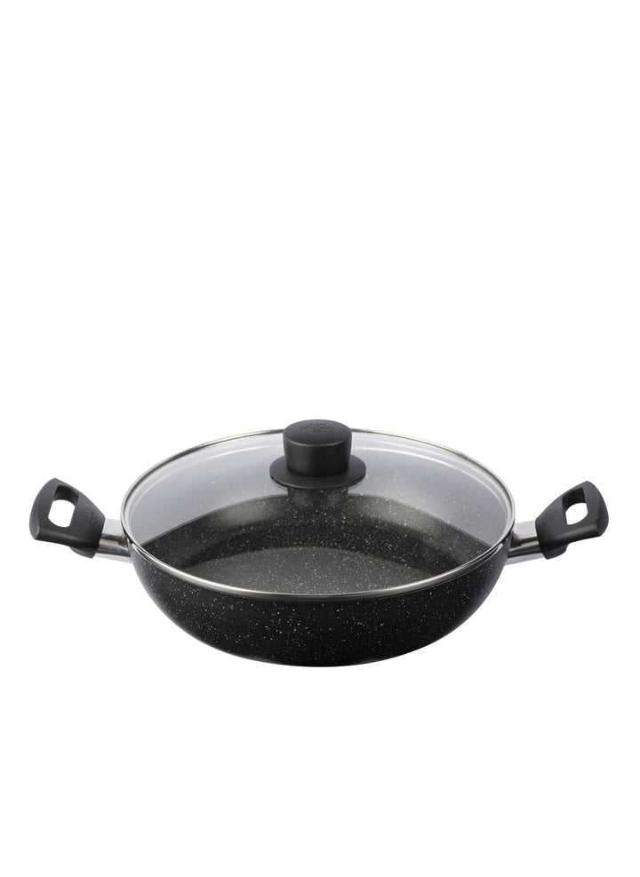 BALLARINI Vipiteno Bratentopf mit Deckel, Bräter Induktion, Antihaftbeschichtet, Schmortopf, Alumini